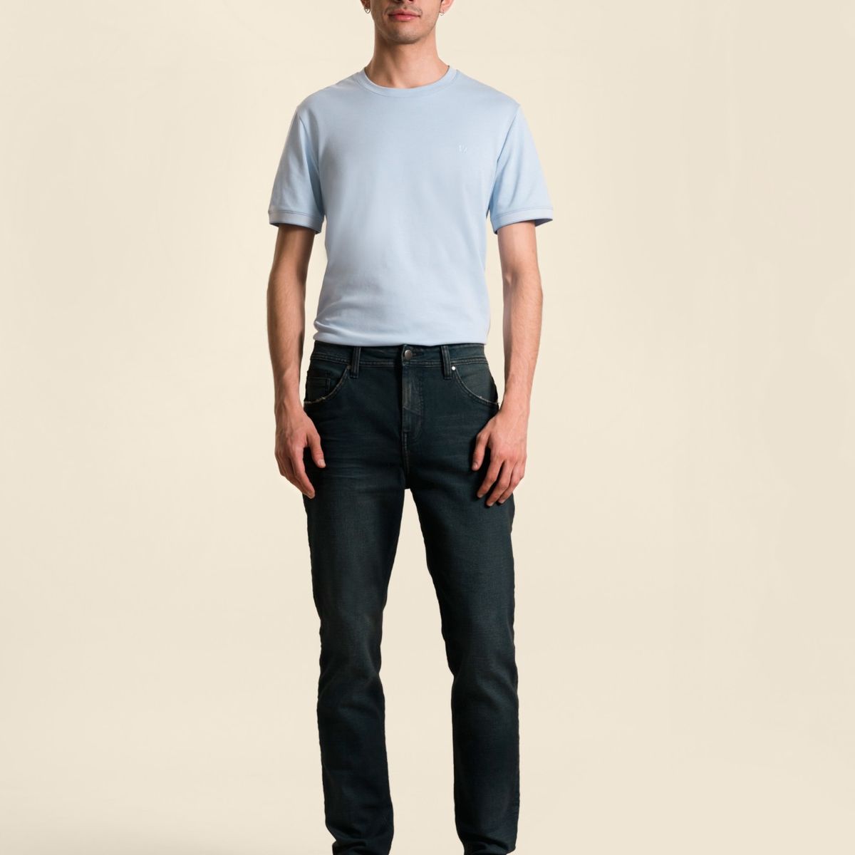 VELEZ - Vélez Jean Clásico Ocaso Para Hombre 5 Bolsillos Negro