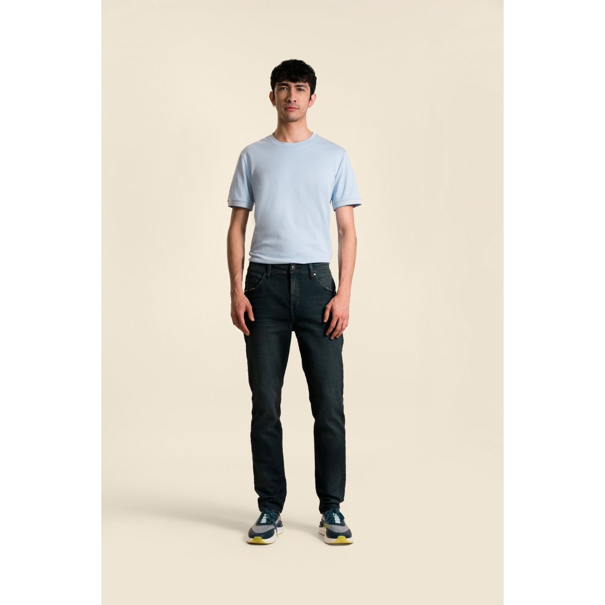 VELEZ - Vélez Jean Clásico Ocaso Para Hombre 5 Bolsillos Negro