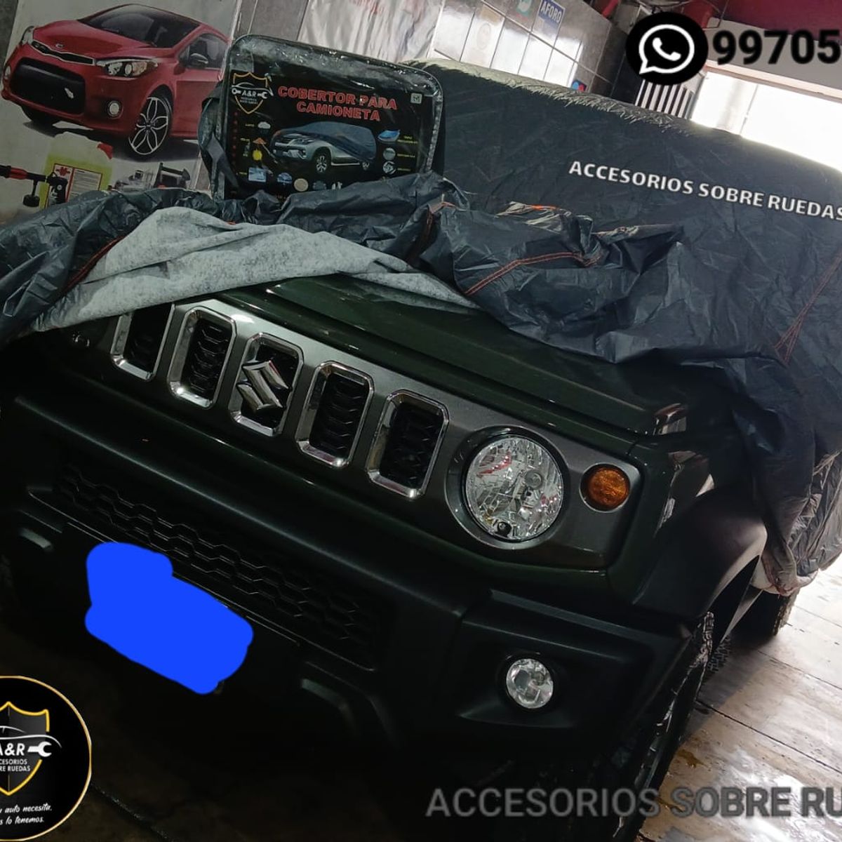 GENERICO - Cobertor SUZUKI JIMNY 5 PUERTAS impermeable acolchado