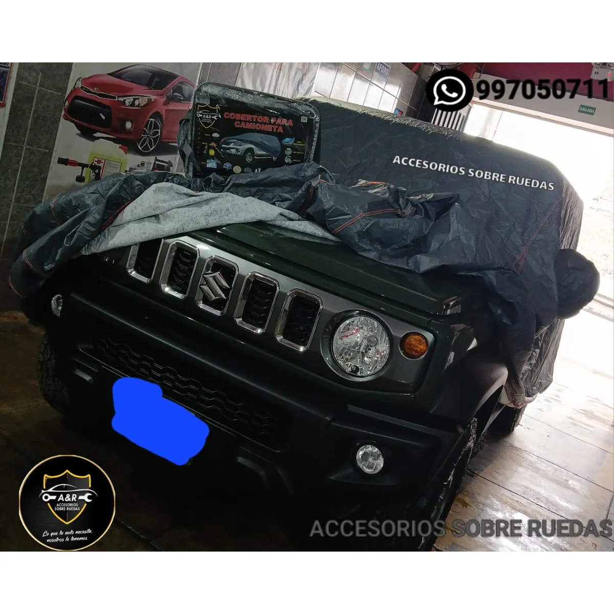GENERICO - Cobertor SUZUKI JIMNY 5 PUERTAS impermeable acolchado