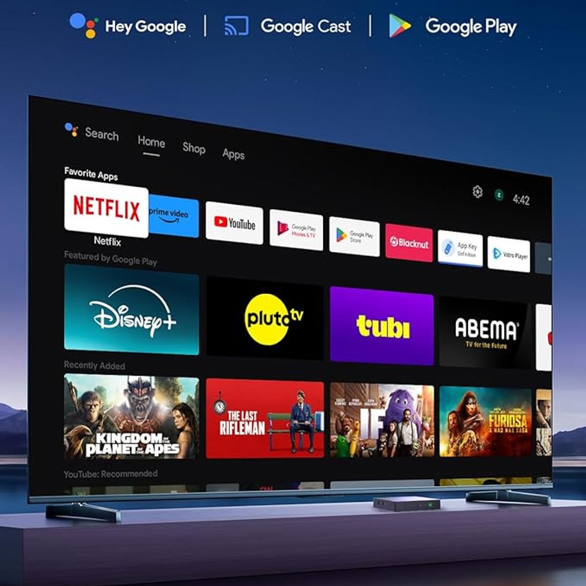 MECOOL - Mecool KM9 Pro Max TV Box Google certificado Android 12 Netflix 4k