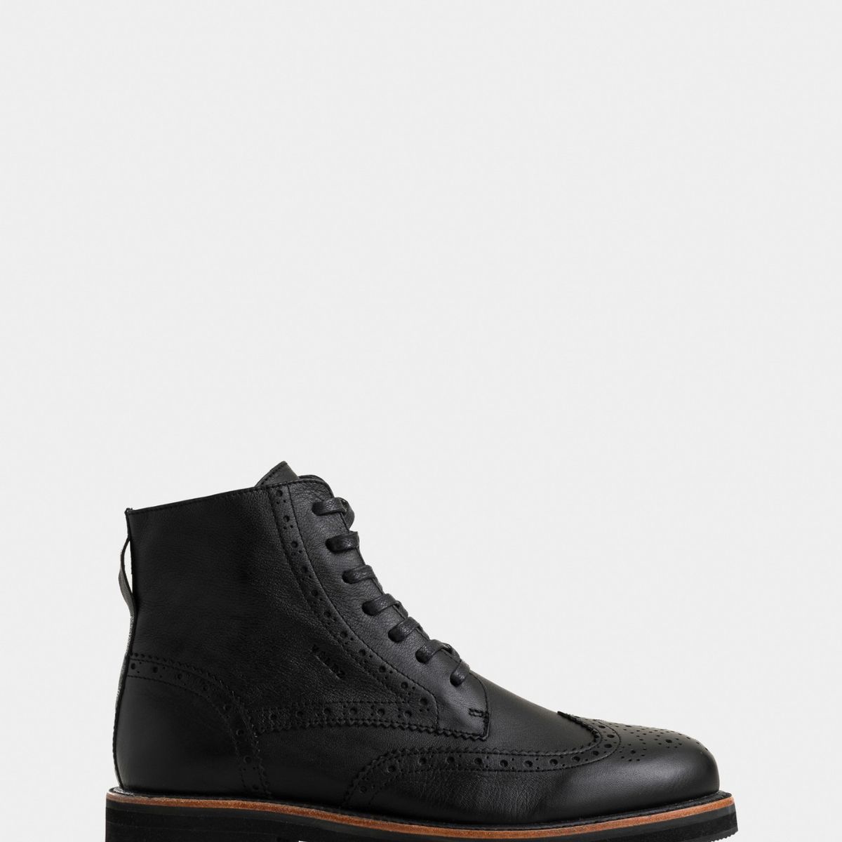 VELEZ - Vélez Botas River Cuero Hombre Cortes Con Chiripiado Negro