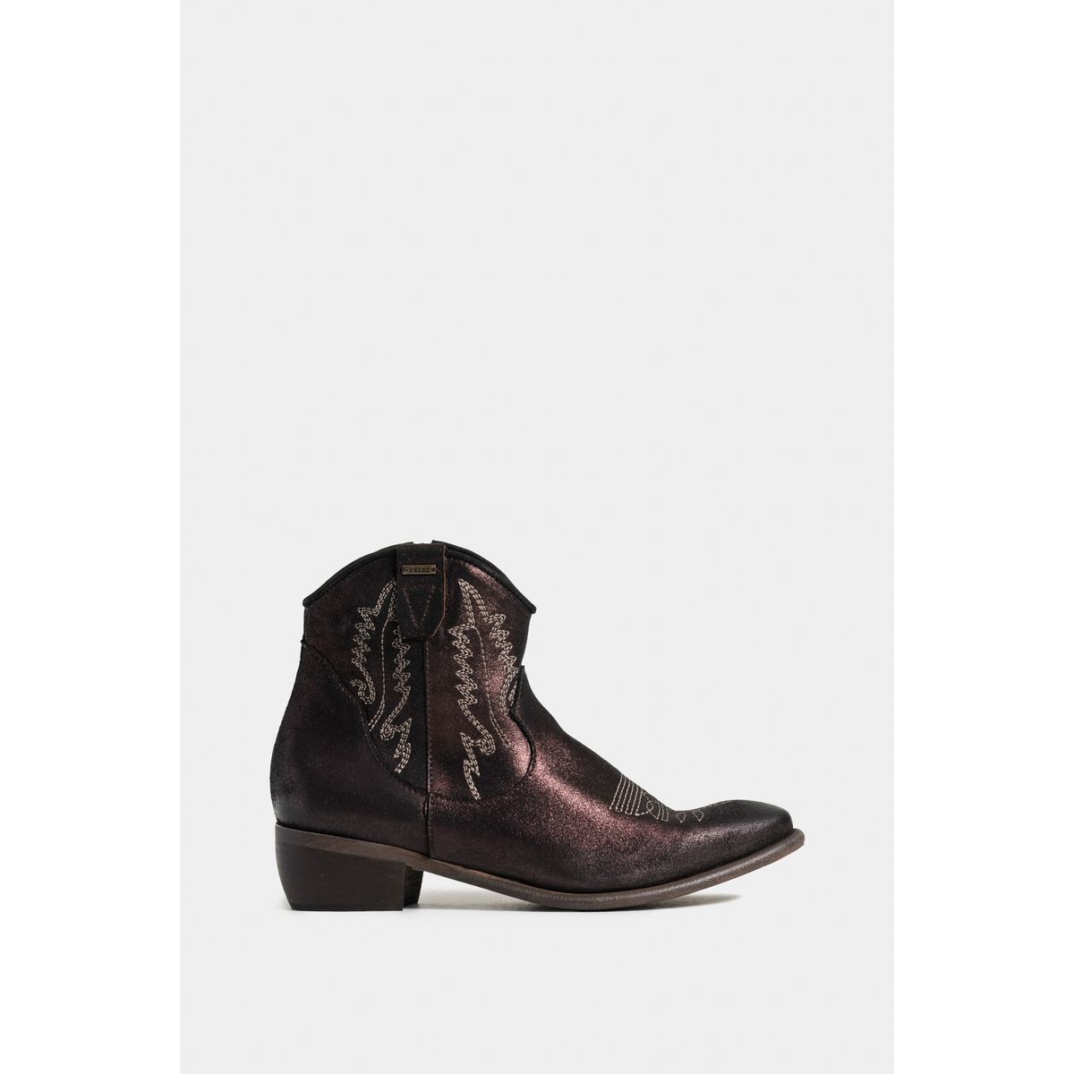 VELEZ - Vélez Botines Maritimus De Cuero Mujer Acabado Rústico Café