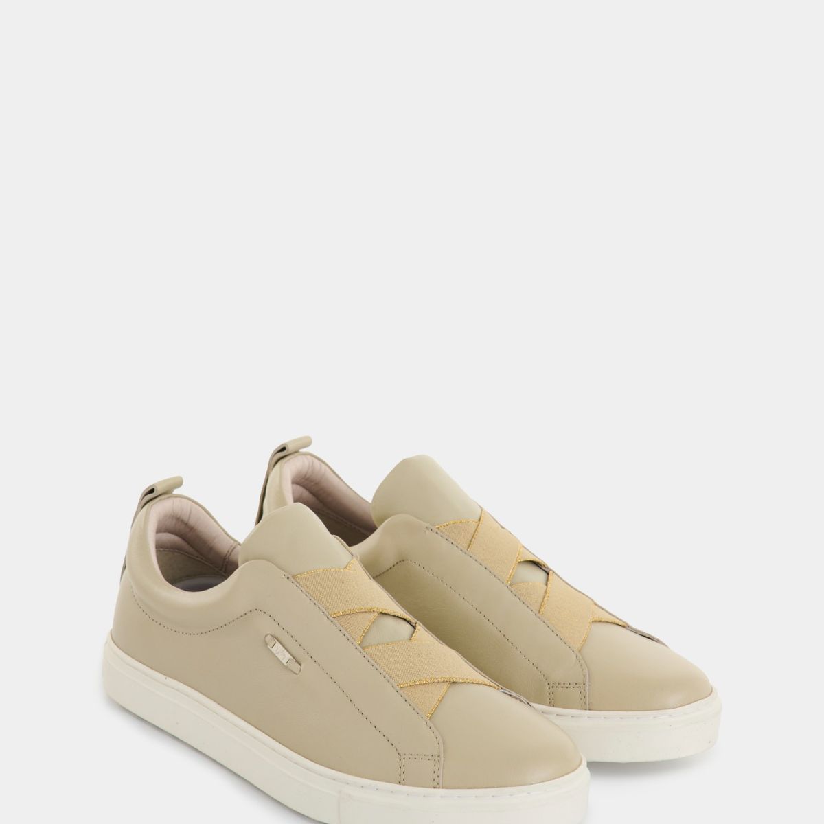 VELEZ - Vélez Mocasines Ópalo 2.0 Cuero Mujer Ajuste Elástico Arena