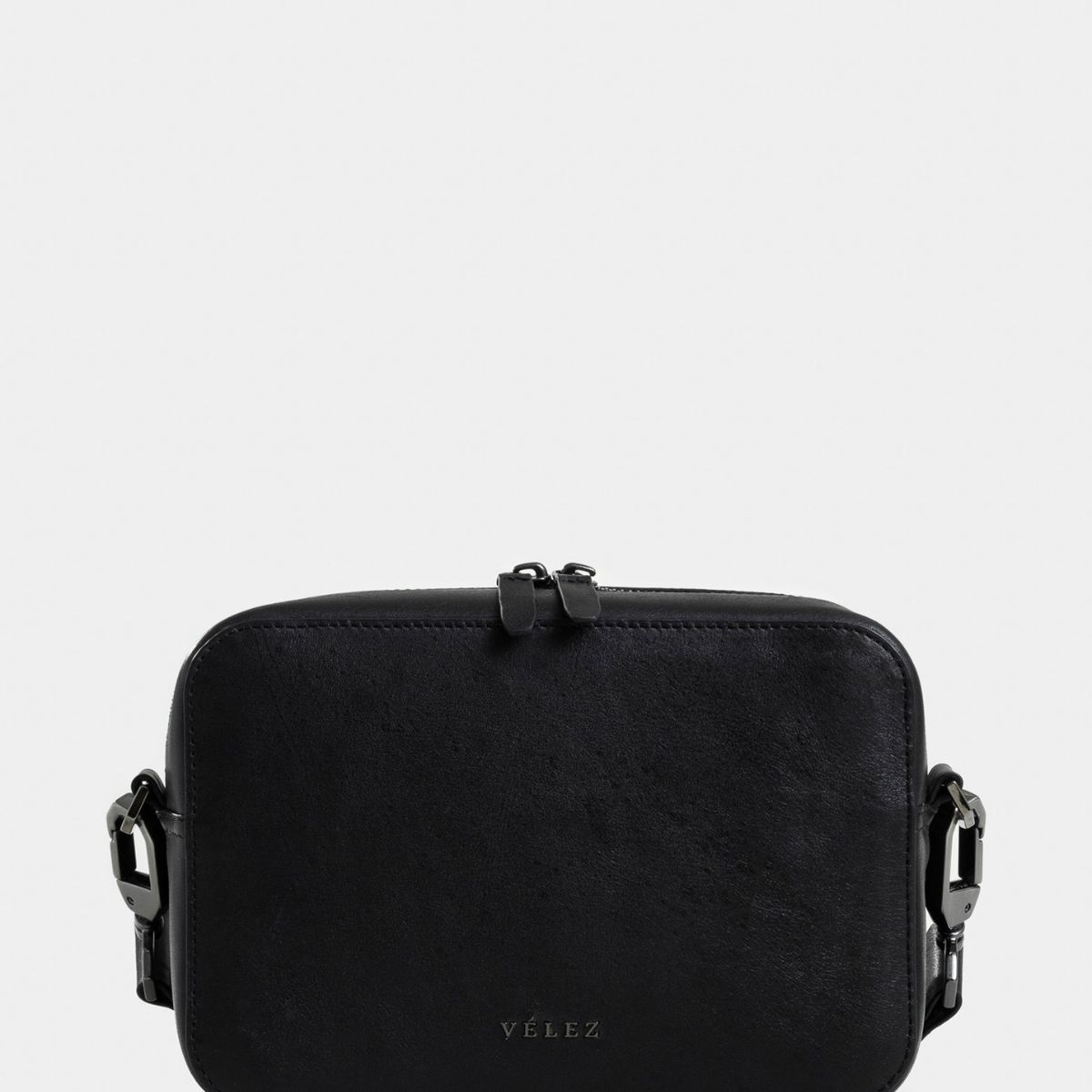 VELEZ - Vélez Morral Monza De Cuero Hombre Acabado Artesanal Negro