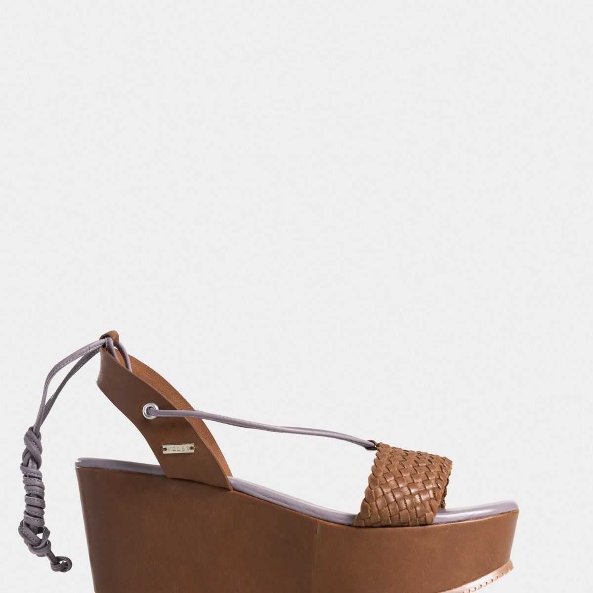 VELEZ - Vélez Sandalias Plataforma Caval 2.0 Cuero Mujer Miel