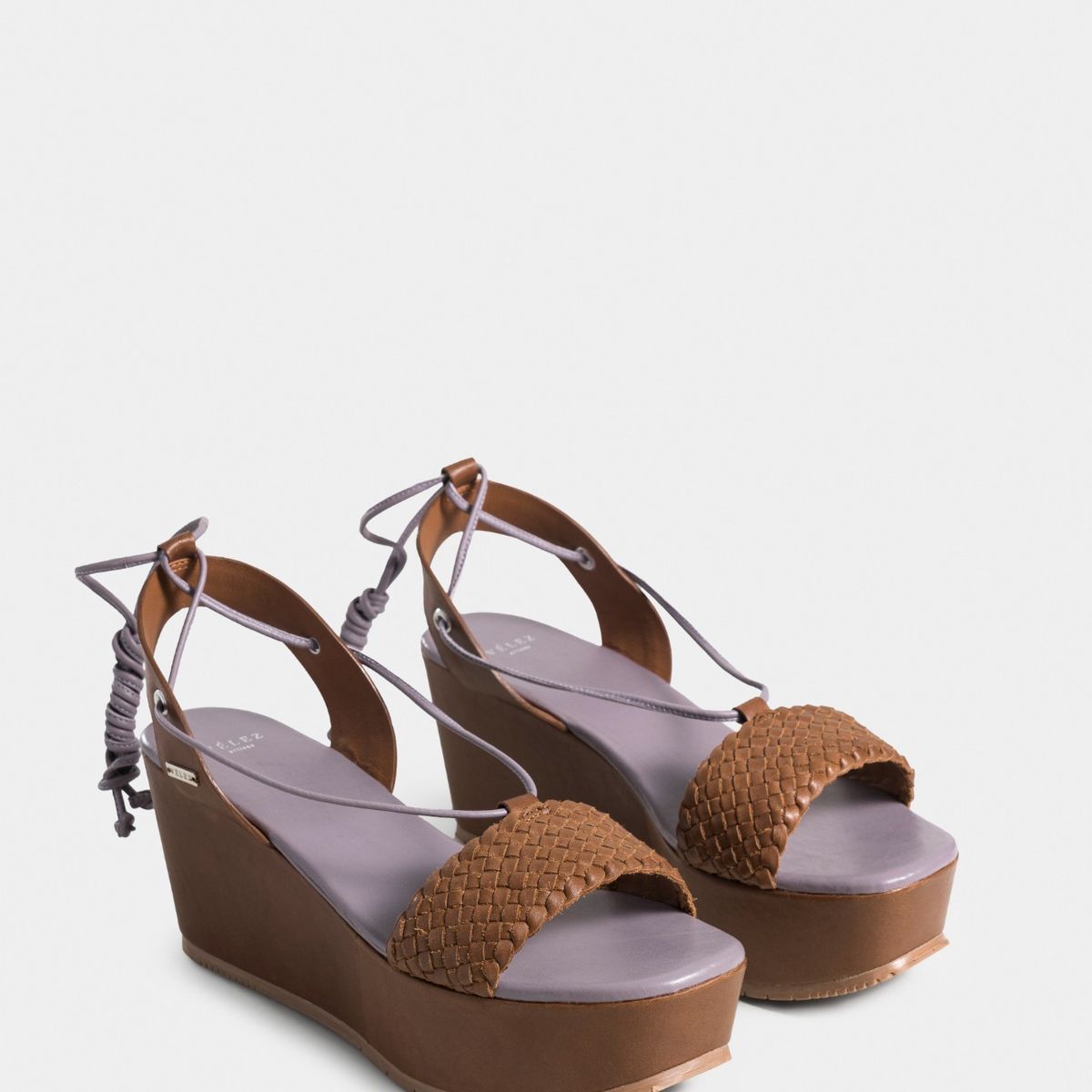 VELEZ - Vélez Sandalias Plataforma Caval 2.0 Cuero Mujer Miel