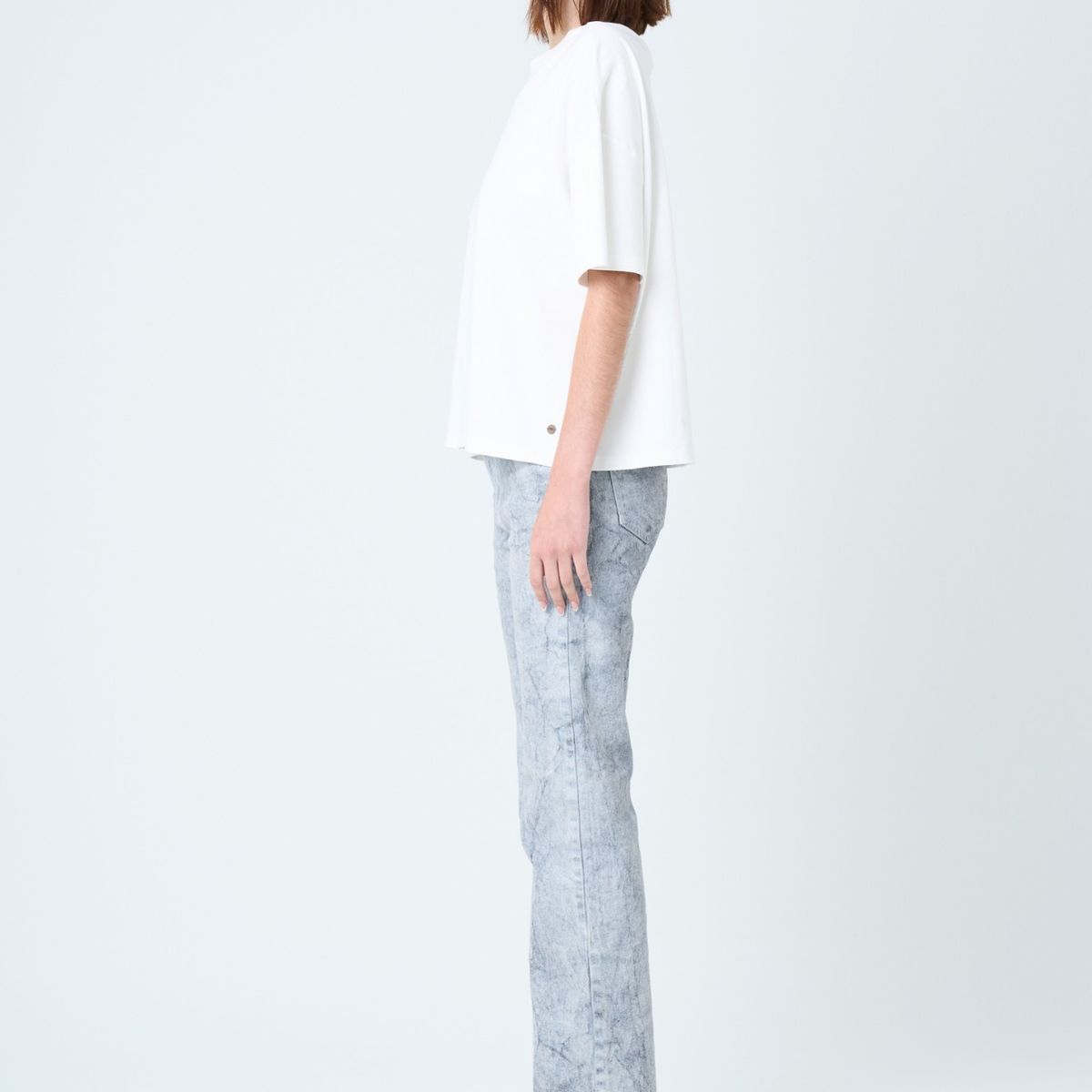 VELEZ - Vélez Camiseta Manga Corta Ocaso Para Mujer Cristales Blanco