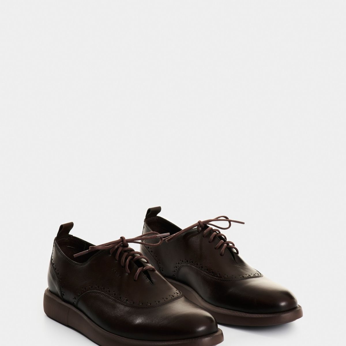 VELEZ - Vélez Zapatos De Cordón Elon De Cuero Hombre Office Café