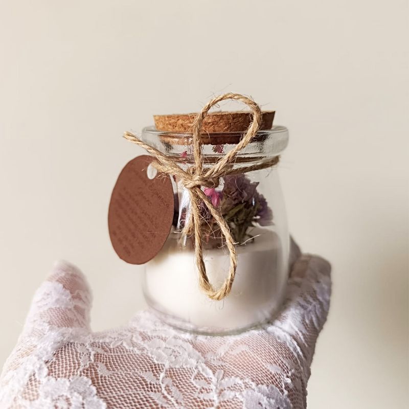 GENERICO - Vela Vintage Recuerdo Baby Shower Matrimonio