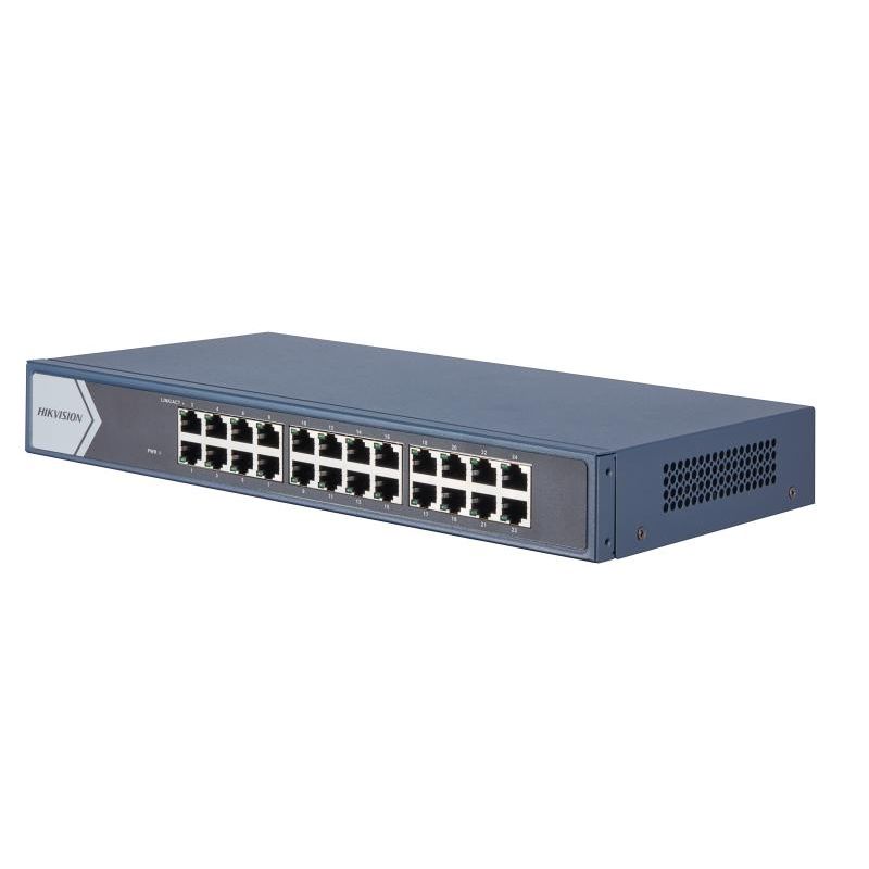 HIKVISION - DS-3E0524-E(B) Switch Gigabit 24 puertos NO ADMINISTRADO