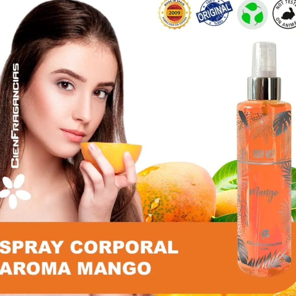 CIEN FRAGANCIAS - BODY MIST VEGANO EXOTICO MANGO CIENFRAGANCIAS CIEN ESENCIAS 200ML