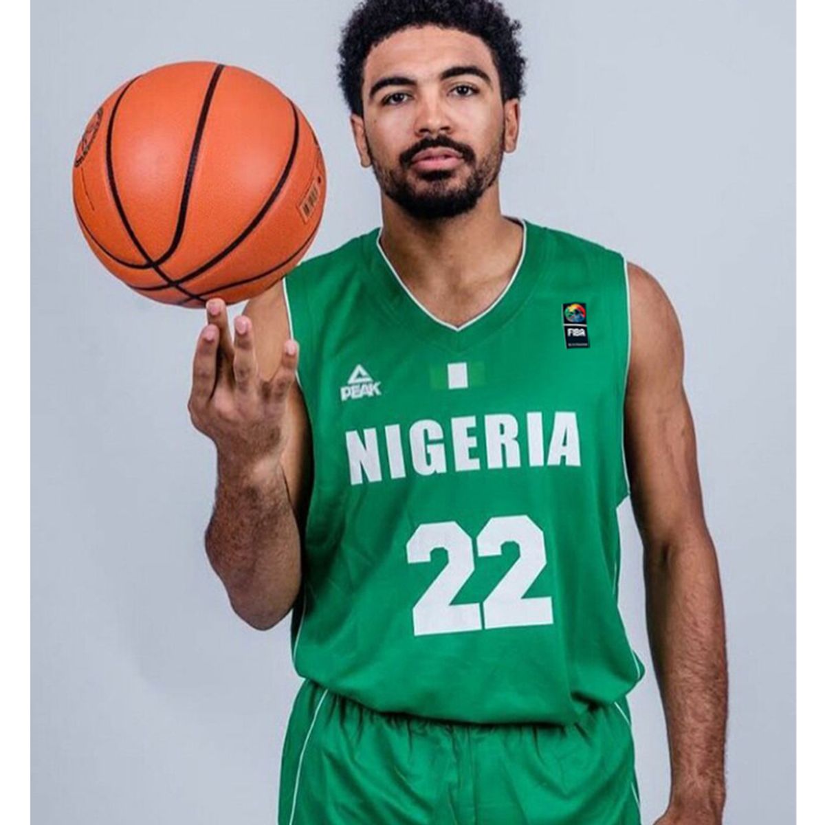 PEAK - Camiseta Oficial de basket -Nigeria
