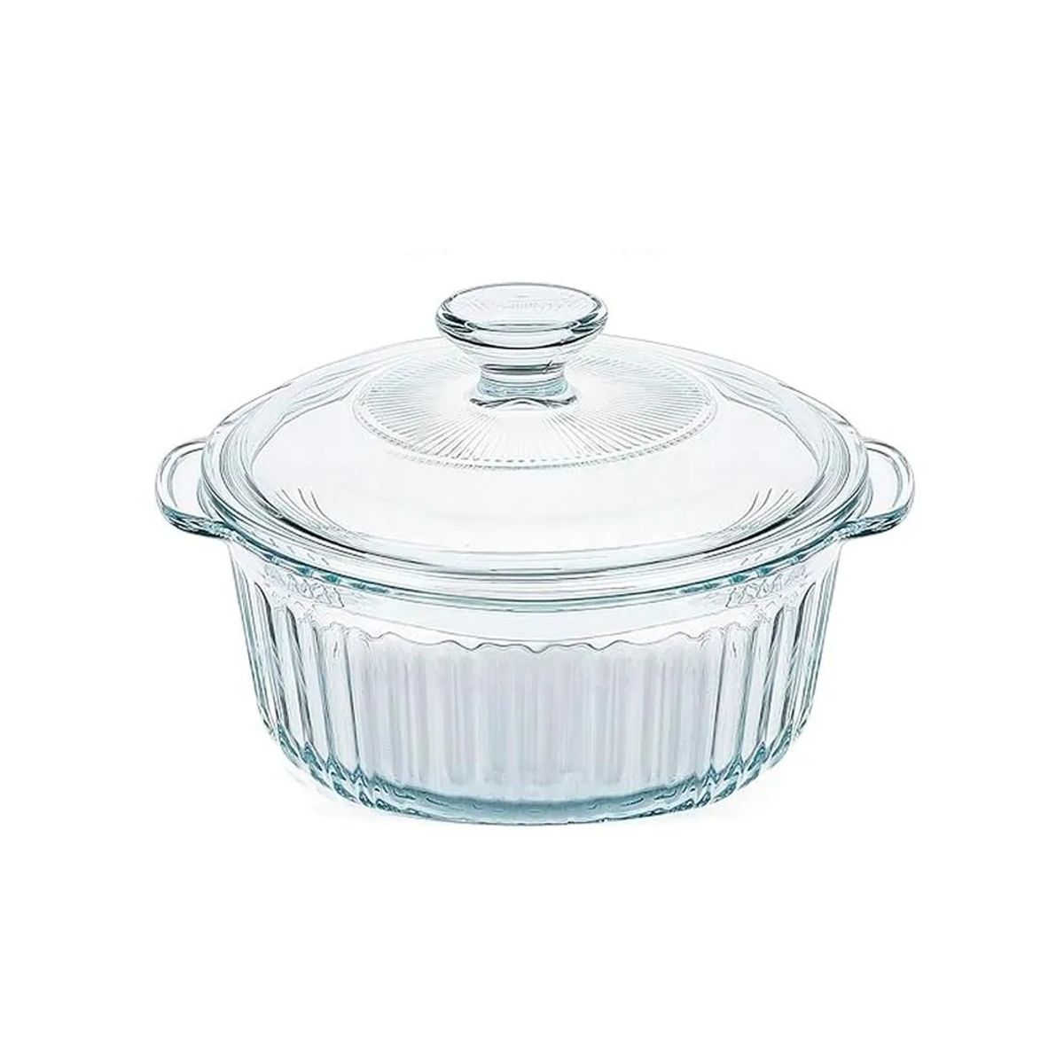 ICHIMATSU - Cacerola Redonda de vidrio borosilicato 24L