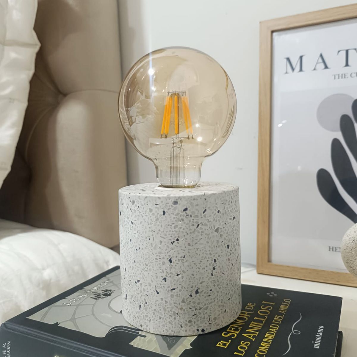 GENERICO - Lámpara de diseño Pepper Terrazo Blanco