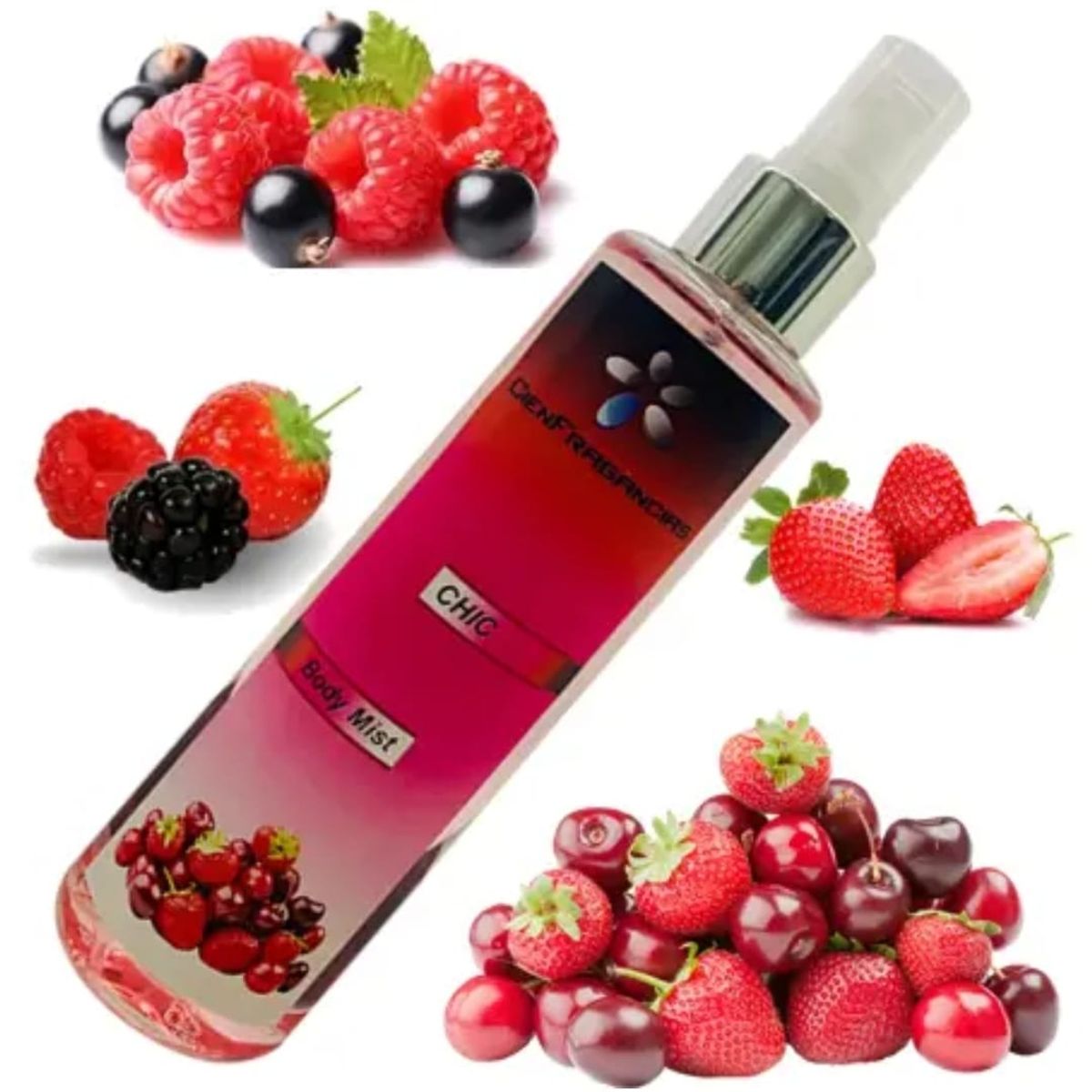 CIEN FRAGANCIAS - BODY MIST VEGANO FRUTAL CIENFRAGANCIAS CIEN ESENCIAS CHIC 200ML