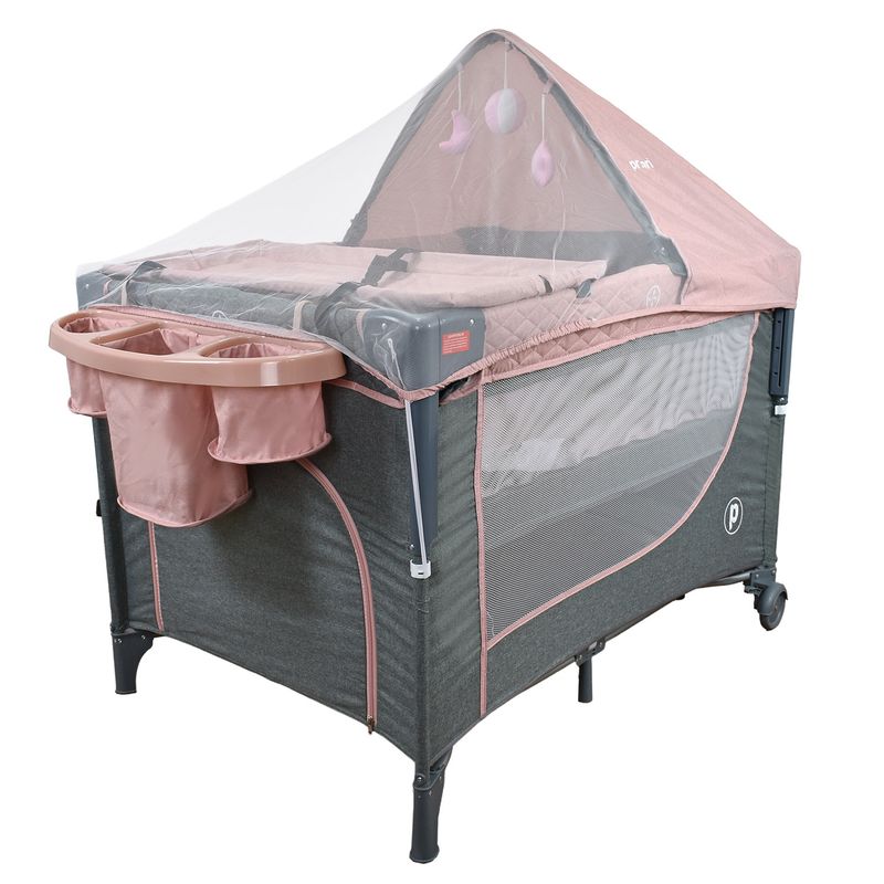 PRIORI - Cuna Corral Bebé Tipo Colecho Priori Pro-Max Rosa