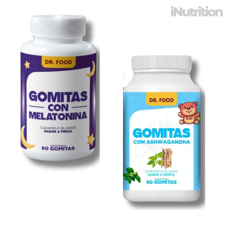 GENERICO - ASHWAGANDHA Y MELATONINA EN GOMITAS - 60 UND