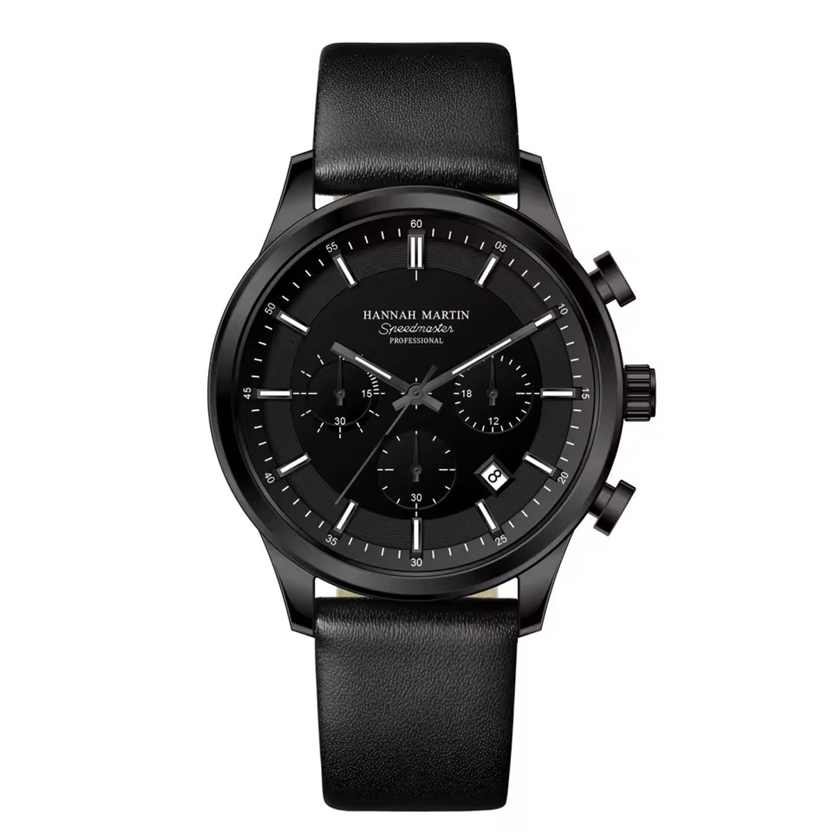 HANNAH MARTIN - Reloj negro super elegante HANNAH MARTIN