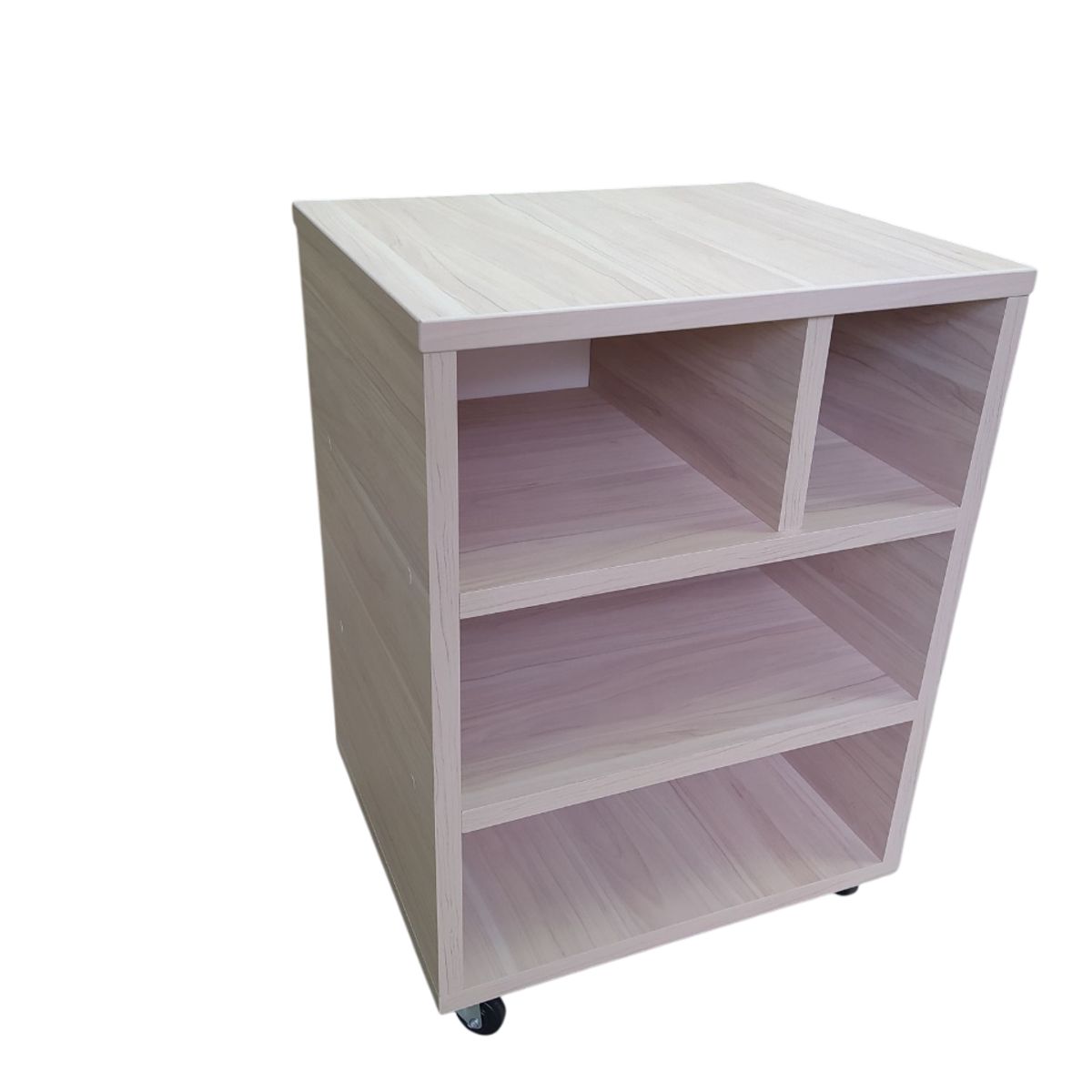 GENERICO - Mueble Auxiliar para impresora de melamina manzano