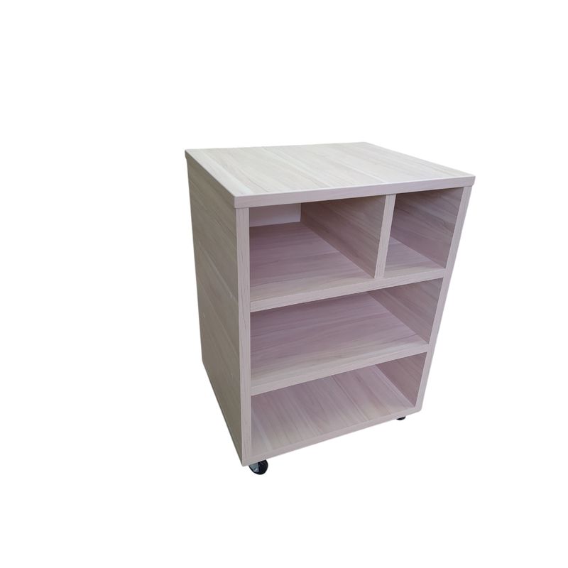 GENERICO - Mueble Auxiliar para impresora de melamina manzano