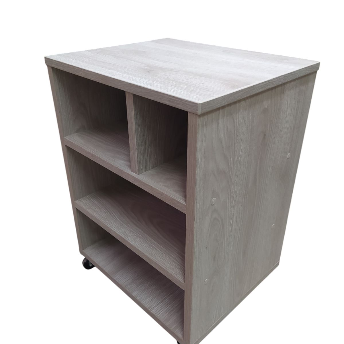 GENERICO - Mueble Auxiliar para impresora de melamina ceniza