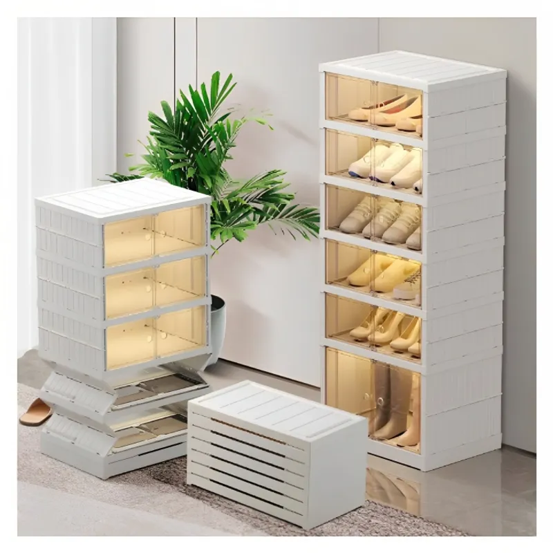 GENERICO - Zapatera Plegable 6 Cajones para 12 Pares Organizador Almacenamiento