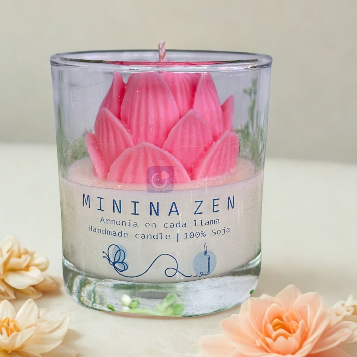 GENERICO - Minina Zen Vela Flor Interior