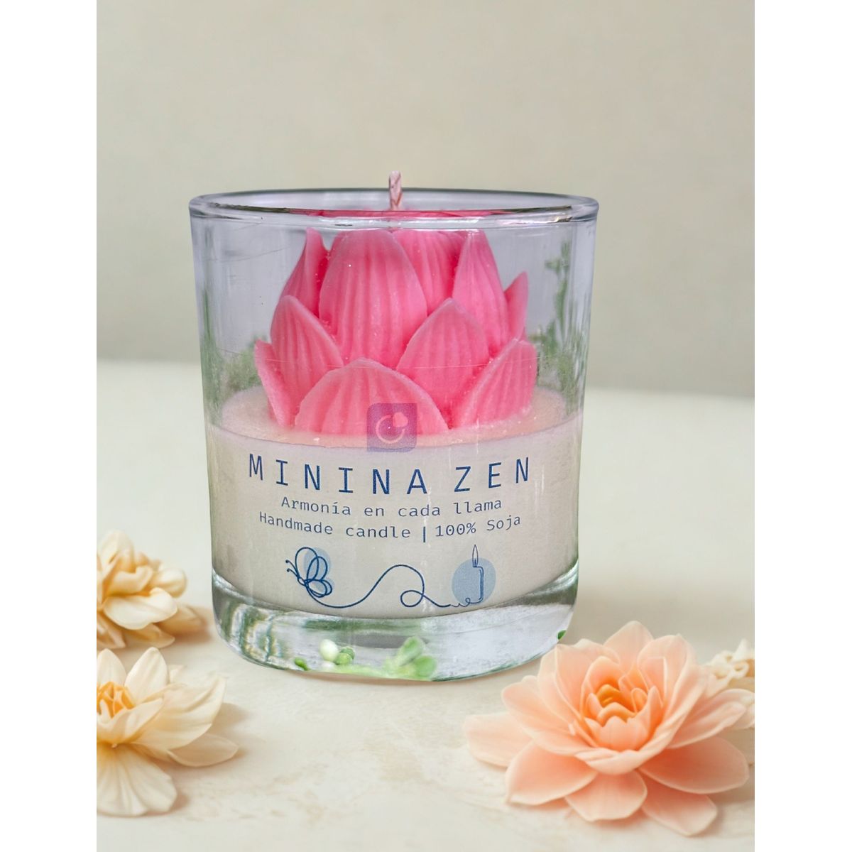 GENERICO - Minina Zen Vela Flor Interior