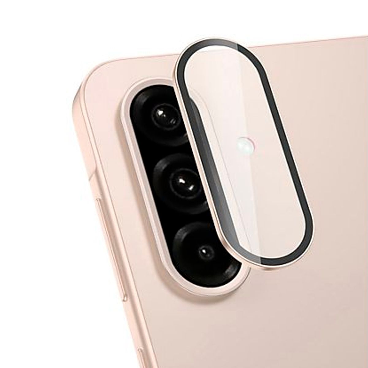 GENERICO - Protector de Cámara Compatible con Galaxy A56 - Dorado