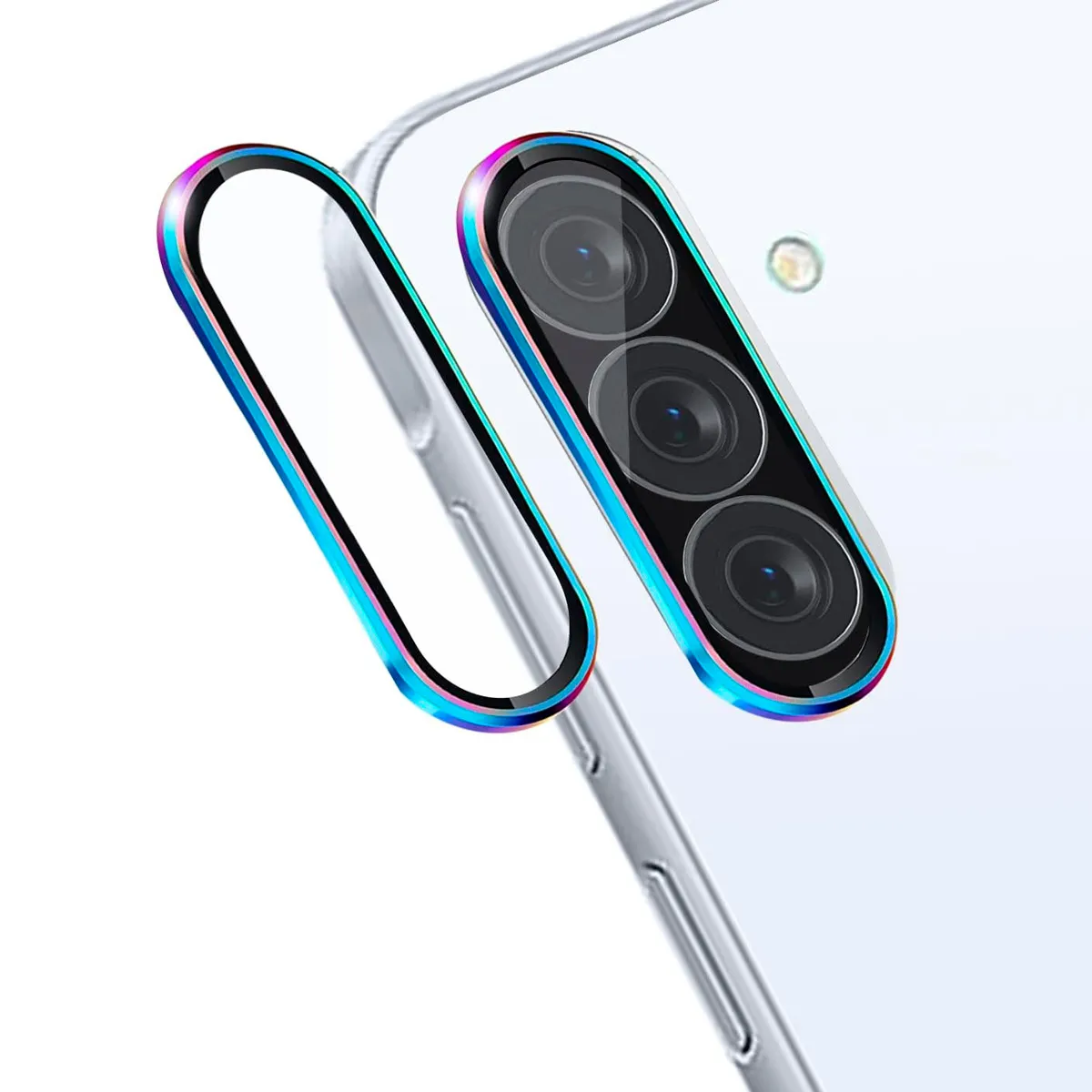 GENERICO - Protector de Cámara Compatible con Galaxy A56 - Multicolor