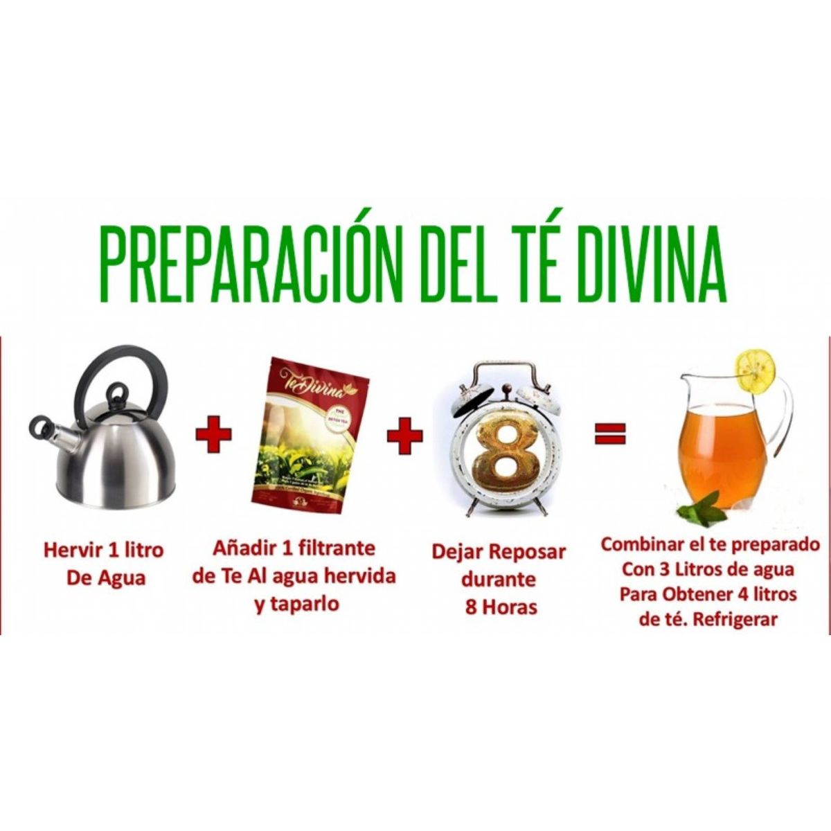 GENERICO - Te divina original - 4 unidades