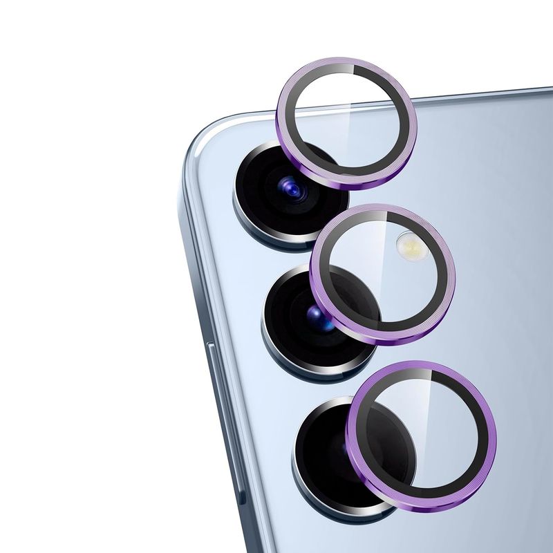 GENERICO - Protector de Lente Glass Individual Compatible con Galaxy S23 Plus Lila
