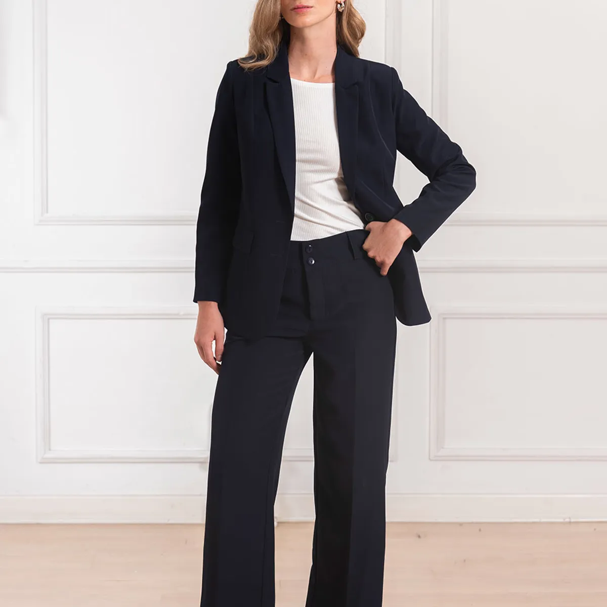 MELANGELS - Pantalón Alba Palazzo