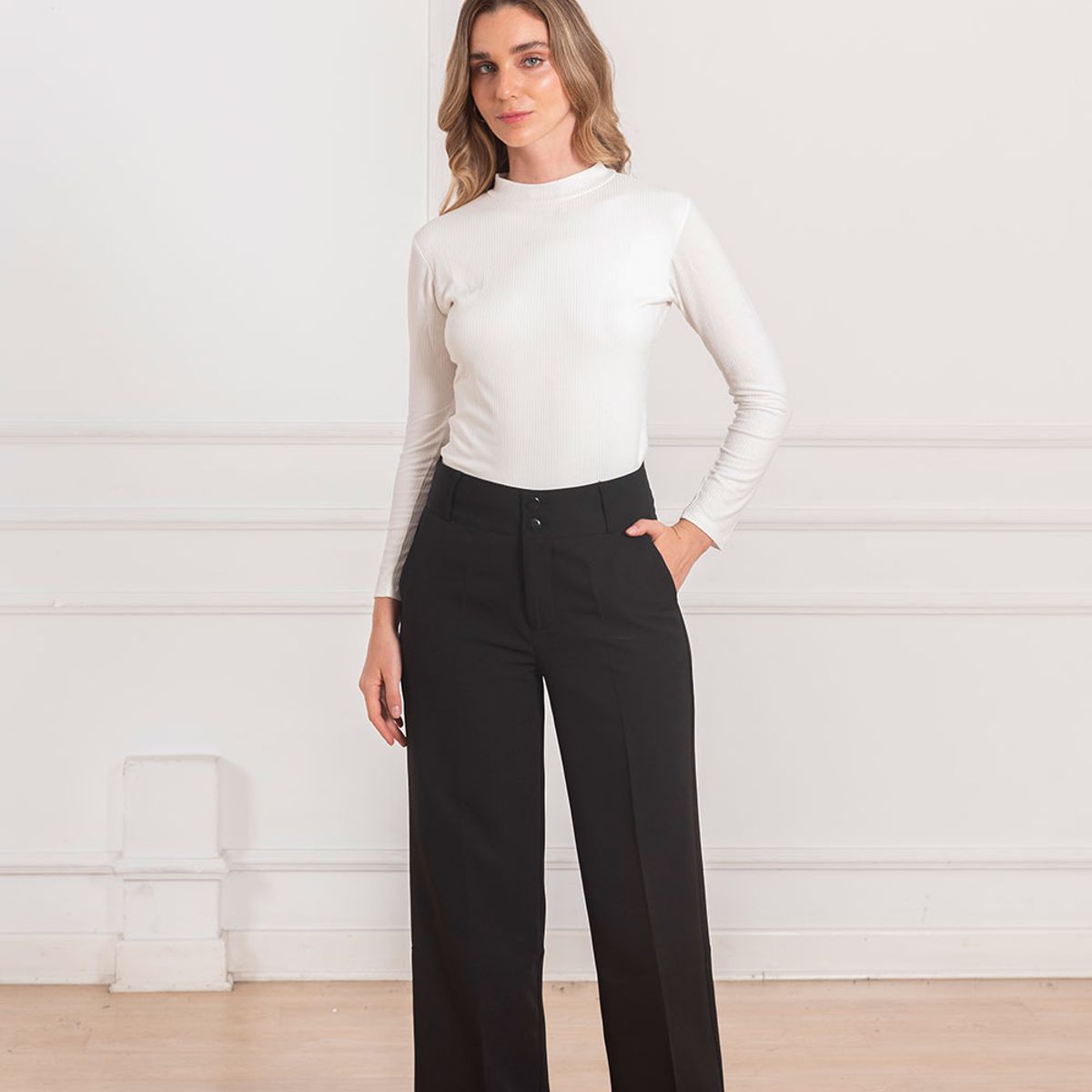 MELANGELS - Pantalón Alba Palazzo