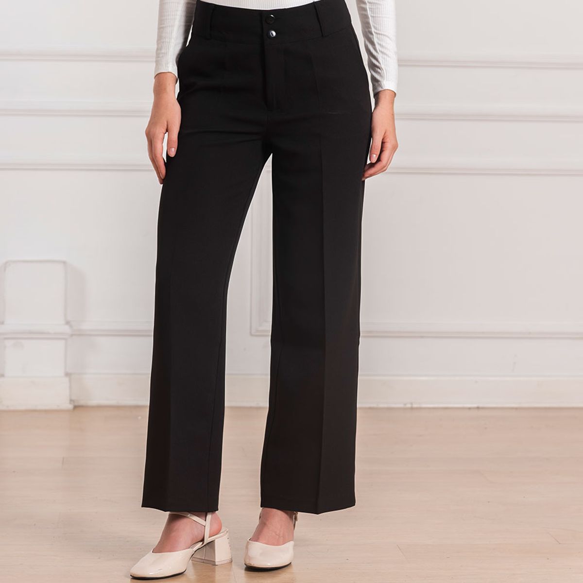 MELANGELS - Pantalón Alba Palazzo