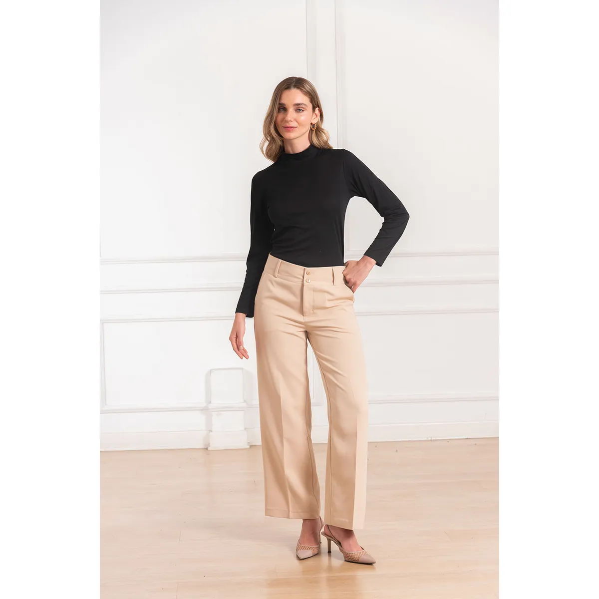 MELANGELS - Pantalón Alba Palazzo