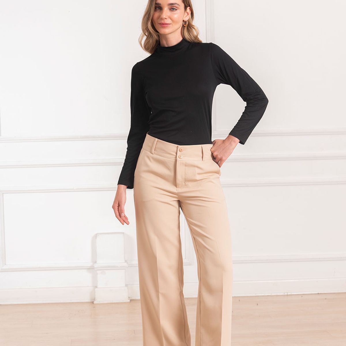 MELANGELS - Pantalón Alba Palazzo