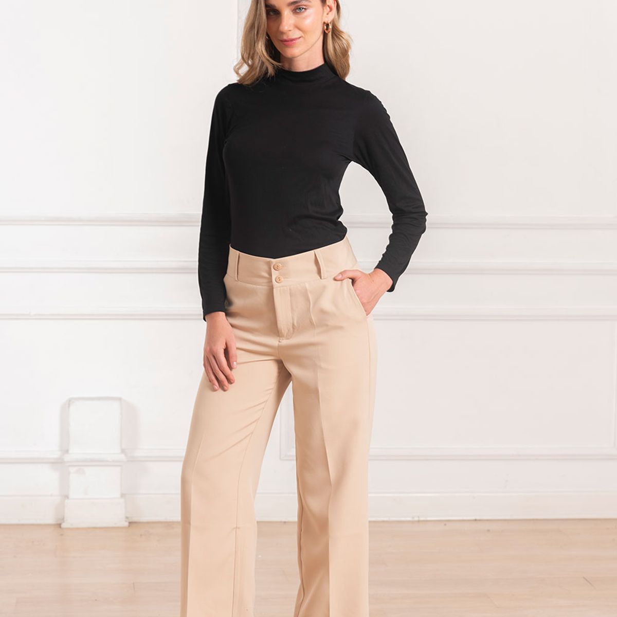 MELANGELS - Pantalón Alba Palazzo