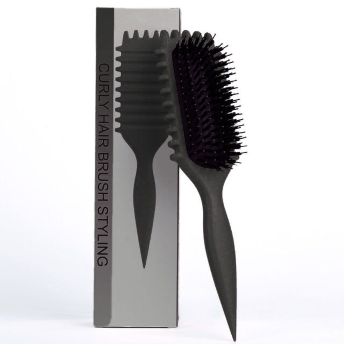 GENERICO - PEINE PARA RIZOS - CURLY HAIR BRUSH NEGRO