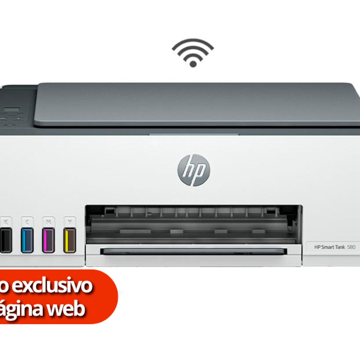 HP - Multifuncional HP Smart Tank 580 Color Wifi Bluetooth Smart App-1F3Y2A