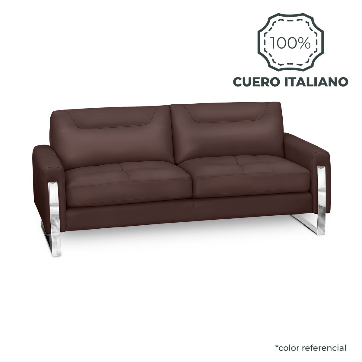 GIORDANO - SOFÁ MILANO CUERO ITALIANO