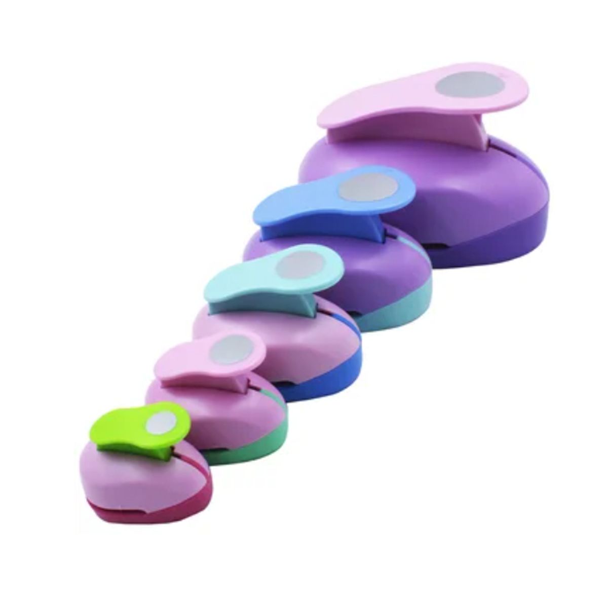 PUREPOWER - Perforadora de papel perforadora circular de 5 piezas