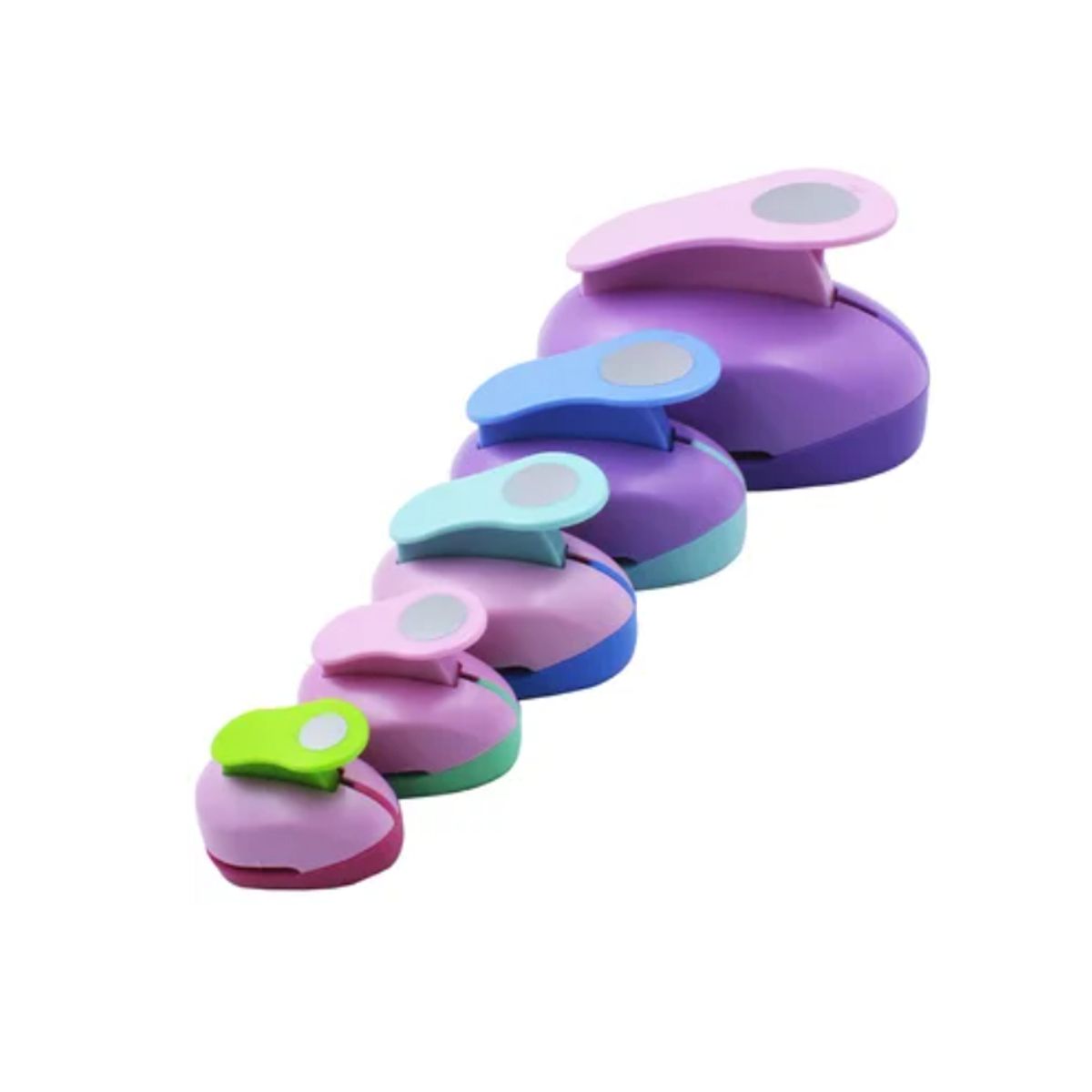 PUREPOWER - Perforadora de papel perforadora circular de 5 piezas