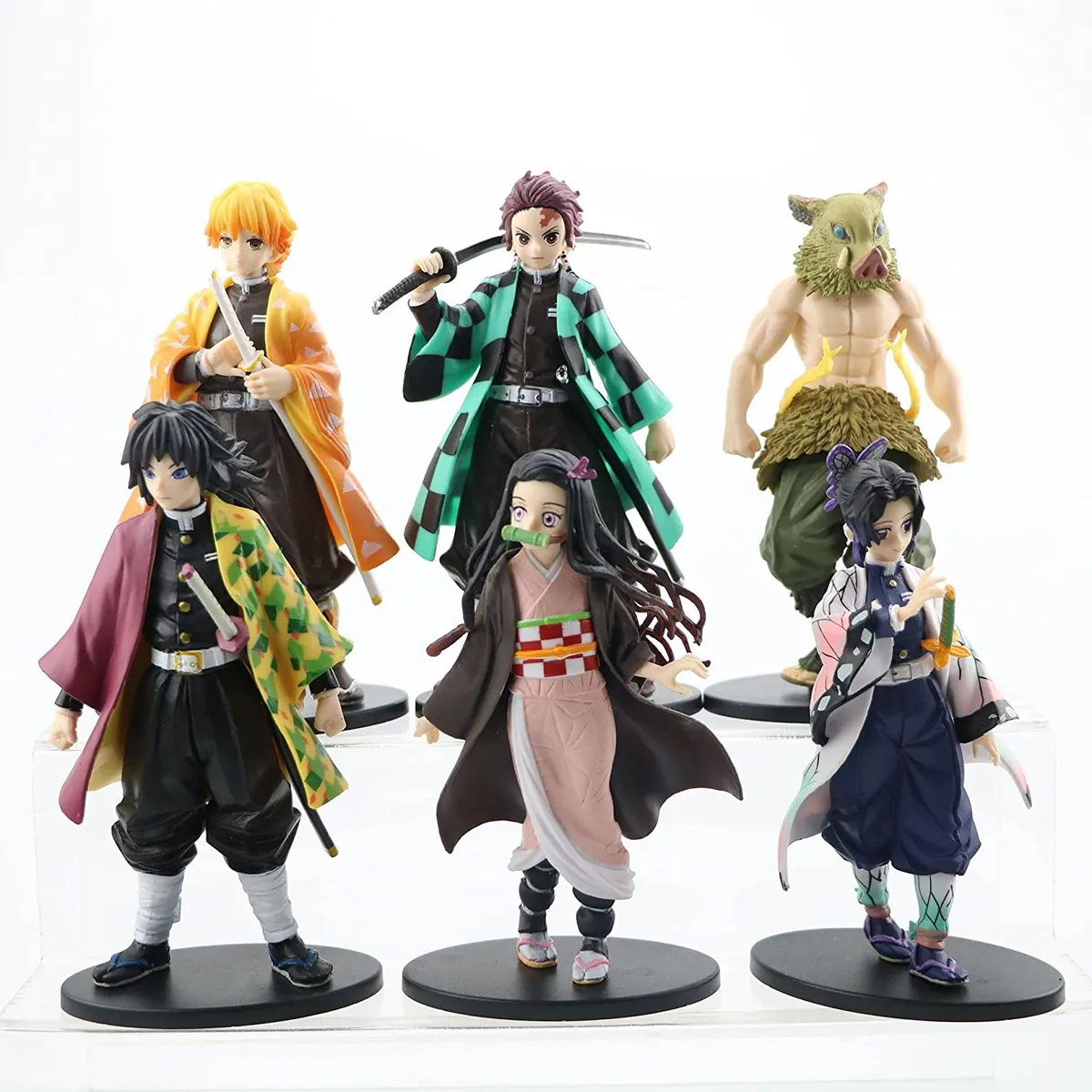 PUREPOWER - Kit De Figuras Demon Slayer Anime Collection Pack 6 Pi