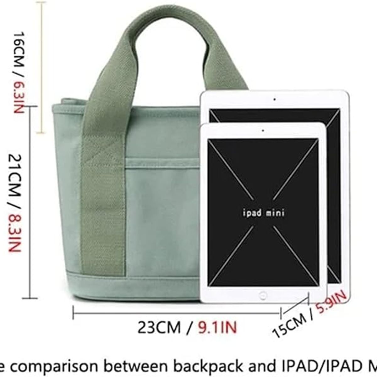 PUREPOWER - Bolso Hombro Diagonal Cruz Lona Engrosada Ocio Diario -Verde