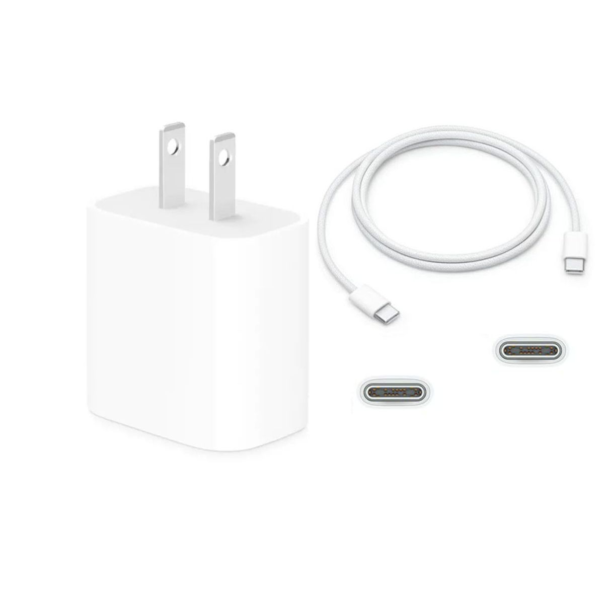 APPLE - Cargador Apple 20W Original + Cable C - C 1mt iPhone 15 16 pro max