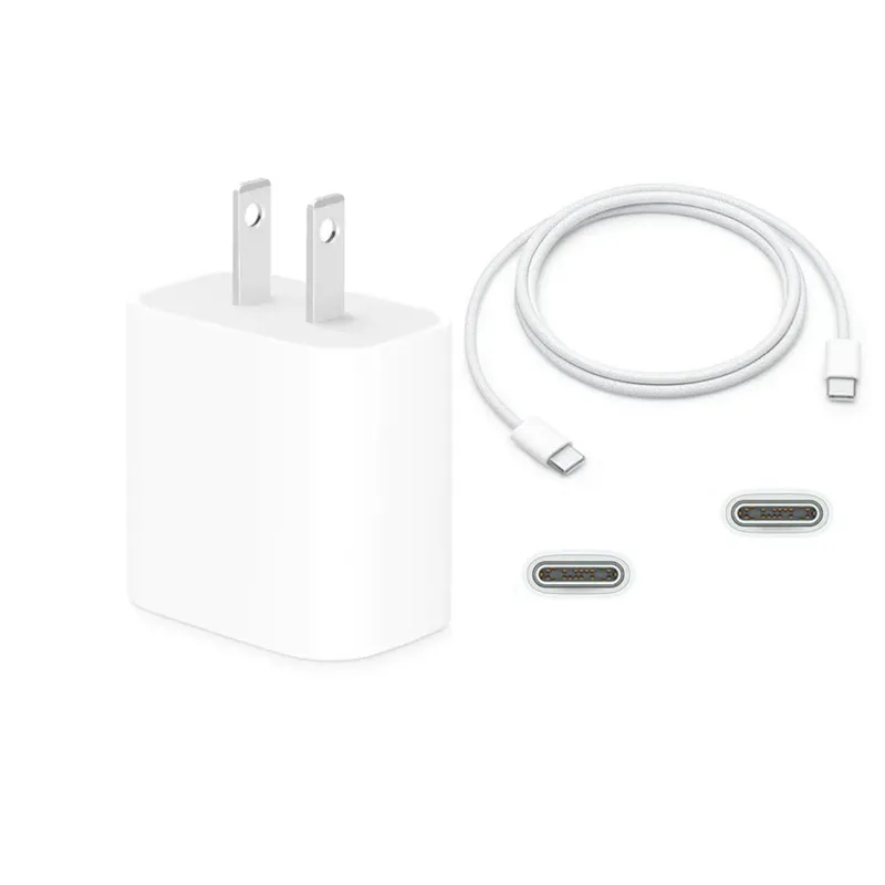APPLE - Cargador Apple 20W Original + Cable C - C 1mt iPhone 15 16 pro max