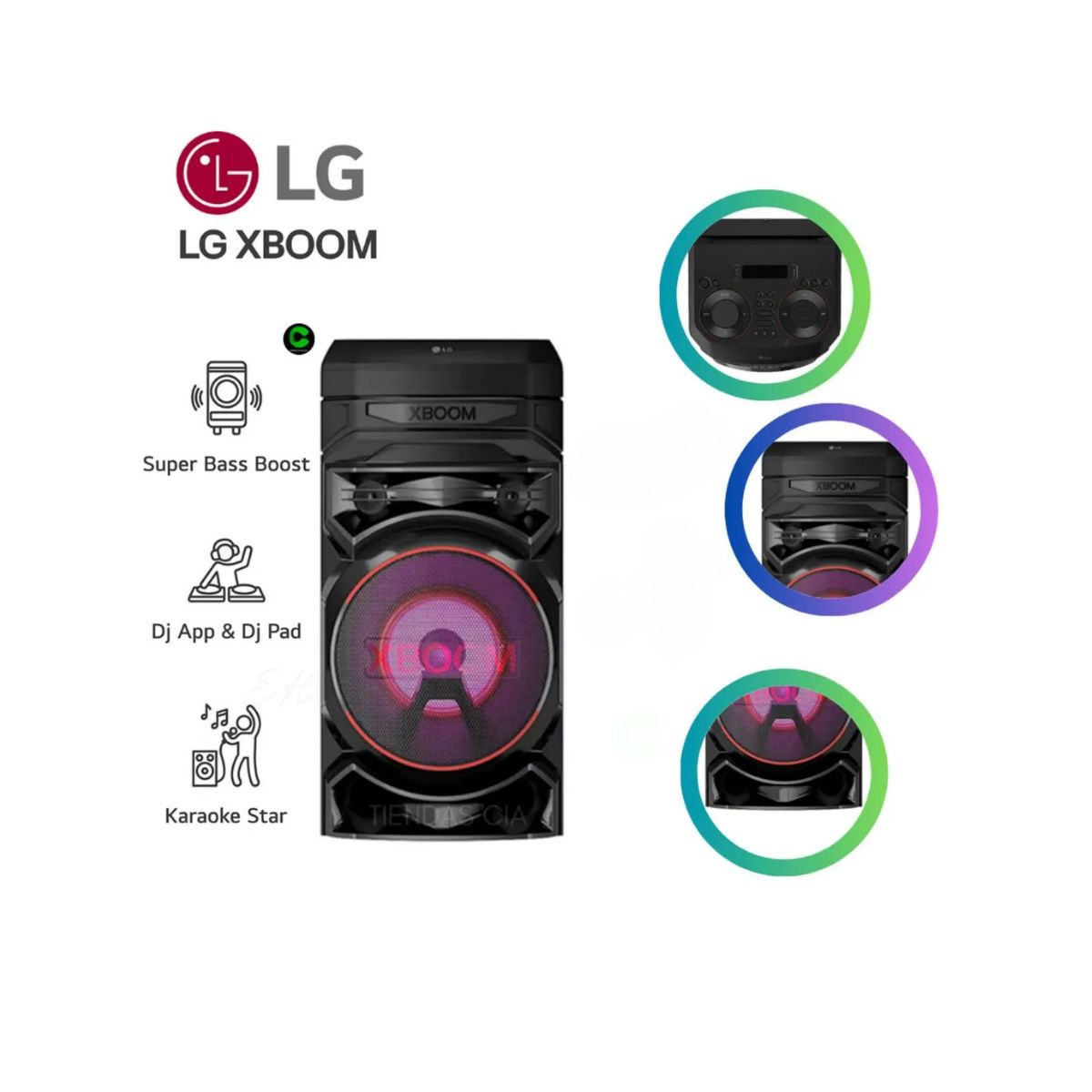 LG - TORRE DE SONIDO LG XBOOM RNC5 Bluetooth