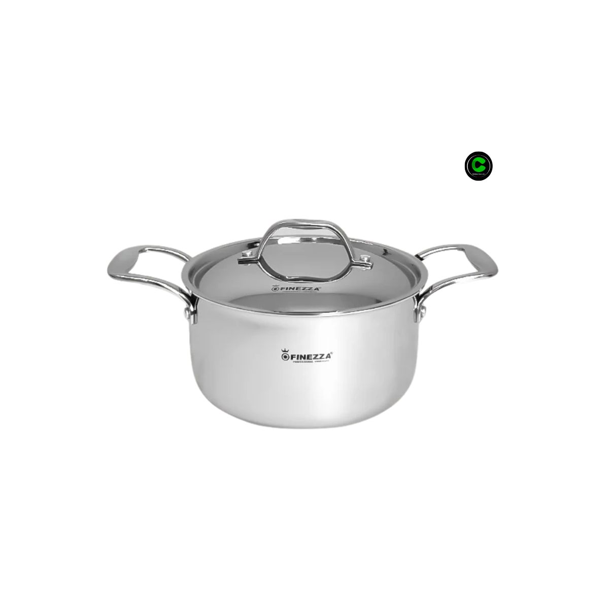 FINEZZA - Set de ollas de Acero Inoxidable FINEZZA de 8 Pzs. FZ-2010TPY